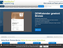 Tablet Screenshot of druckkultur.de
